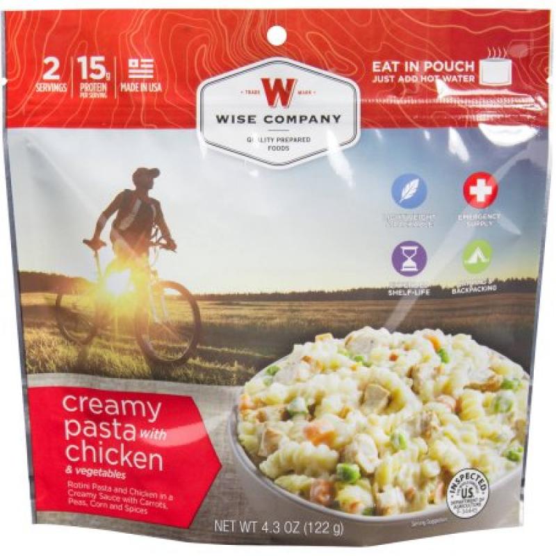 Wise Company Creamy Pasta with Chicken & Vegetables Prepared Meal, 4.3 oz