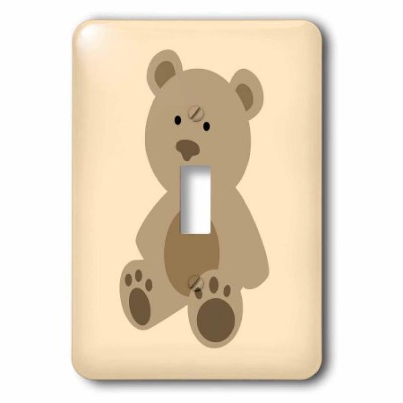 3dRose Cute teddy bear, 2 Plug Outlet Cover