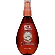 Garnier Whole Blends Coconut Oil & Cocoa Butter Extracts Smoothing Oil, 3.4 fl oz