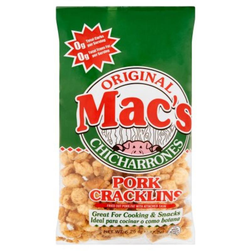 Mac&#039;s Original Chicharrones Pork Cracklins, 7.5 oz