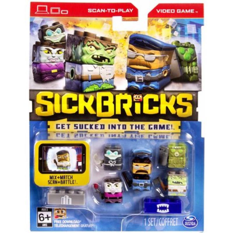 Sick Bricks Sick Team, 5 Character Pack, City vs. Monster