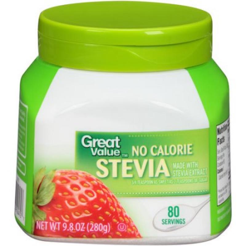 Great Value No Calorie Stevia, 9.8 oz