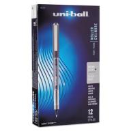 Uni-ball Vision Stick Roller Ball Pen, Micro Point, Pack of 12