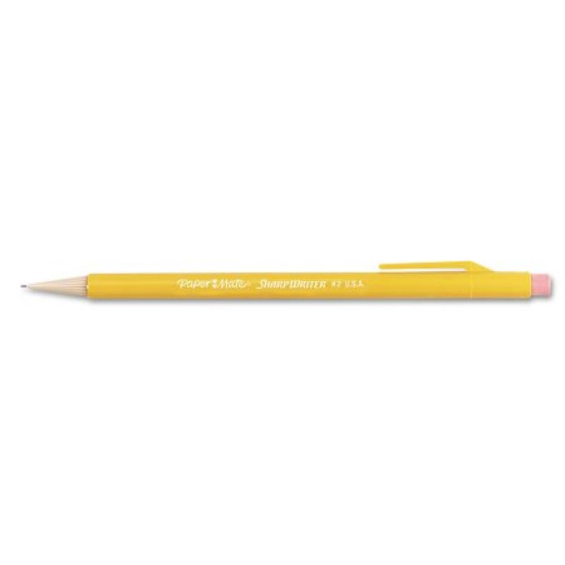 Paper Mate Sharpwriter Mechanical Pencil, HB, 0.7 mm, Classic Yellow, 36pk