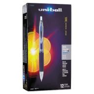 Uni-ball 207 Impact Roller Ball Retractable Gel Pen, Blue Ink, Bold, 12pc