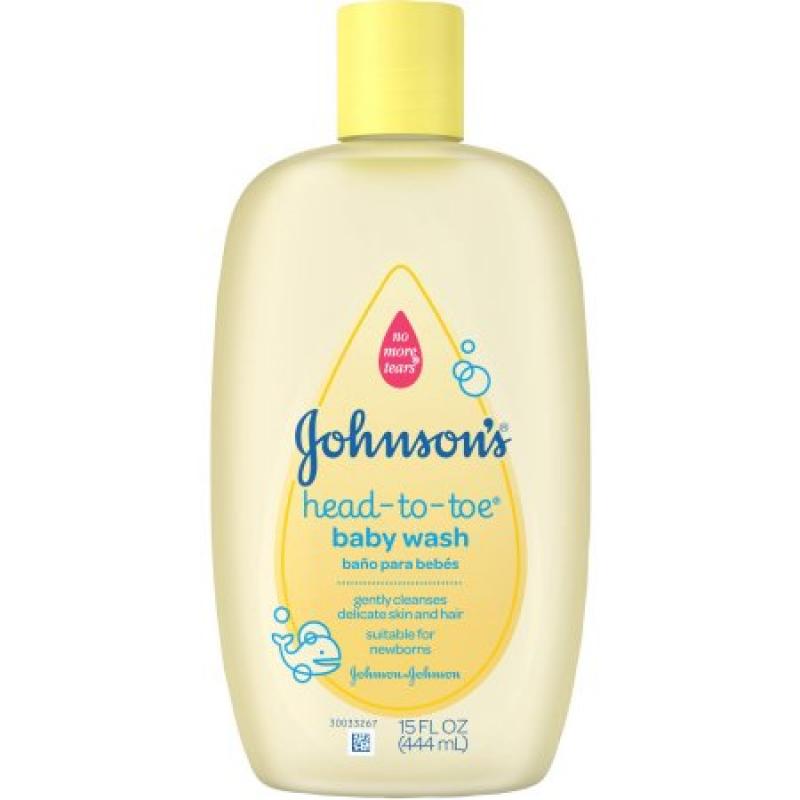 Johnson&#039;s Head-To-Toe Baby Wash, 15 Fl. Oz
