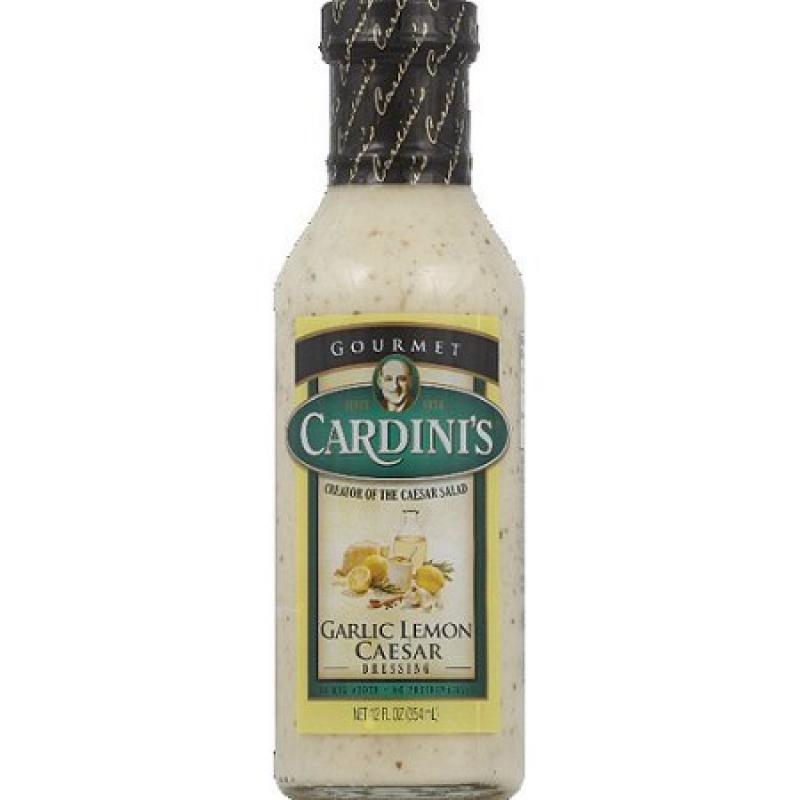 Cardini&#039;s Garlic Lemon Caesar Dressing, 12 fl oz, (Pack of 6)