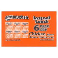 Maruchan® Instant Lunch™ Chicken Flavor Ramen Noodles 6-2.25 oz. Packs