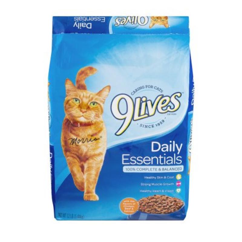 9Lives Daily Essentials Cat Food Chicken, Beef & Salmon, 12.0 LB