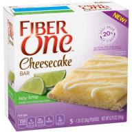 Fiber One­™ Key Lime Cheesecake Bars 5-1.35 oz. Wrappers