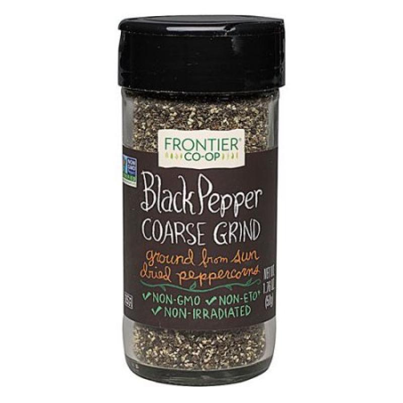 Frontier Coarse Ground Black Pepper, 1.76 Oz