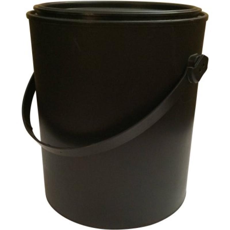 KW Container Gallon All-Plastic Can with Plastic Lid and Plastic Handle