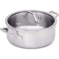 Calphalon Signature Stainless Steel 5-Quart Dutch Oven with Cover