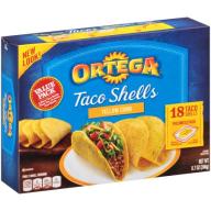 Ortega® Yellow Corn Taco Shells 8.7 oz.-18 ct. Box