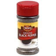 Tone&#039;s Ground Black Pepper, 1.62 oz (Pack of 6)