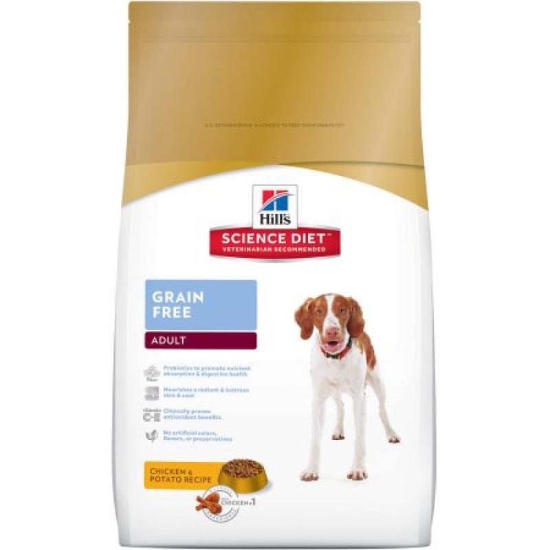 Hill&#039;s Science Diet Adult Grain Free Chicken & Potato Recipe Dry Dog Food, 21 lb bag