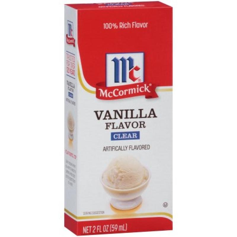 McCormick® Clear Imitation Vanilla Extract, 2 oz. Box