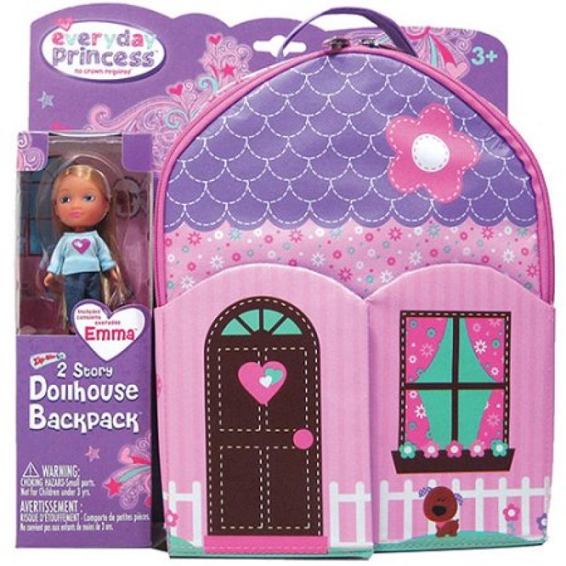 Neat-Oh! Everyday Princess ZipBin 40 Doll Dollhouse Backpack with 1 Doll
