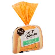 Sam&#039;s Choice Sweet Hawaiian Sub Rolls, 6 count, 12 oz