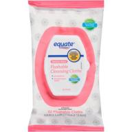 Equate Bahama Wave Flushable Cleansing Cloths, 12 sheets
