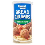 Great Value Italian Style Bread Crumbs 15 oz