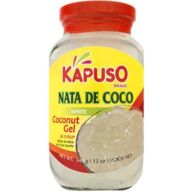 Kapuso Brand Nata de Coco White Coconut Gel in Syrup, 12 oz