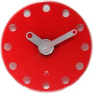 Infinity Instruments Accent 14" Wall Clock, Red