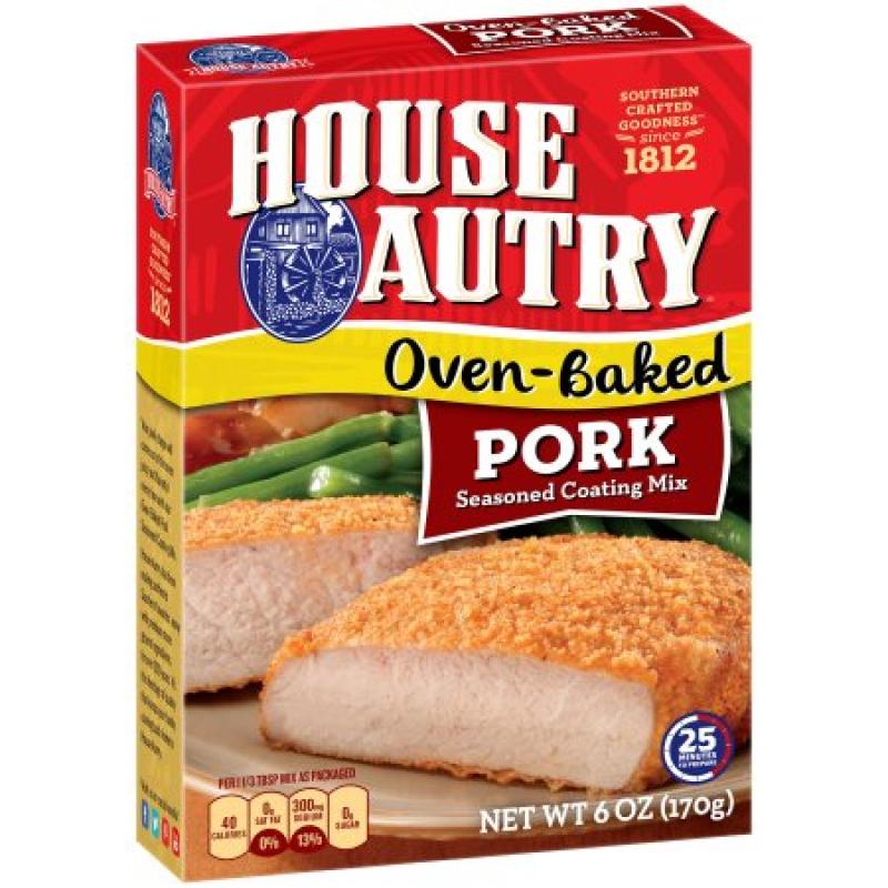 House Autry® Oven-Baked Pork Seasoned Coating Mix 6 oz. Box