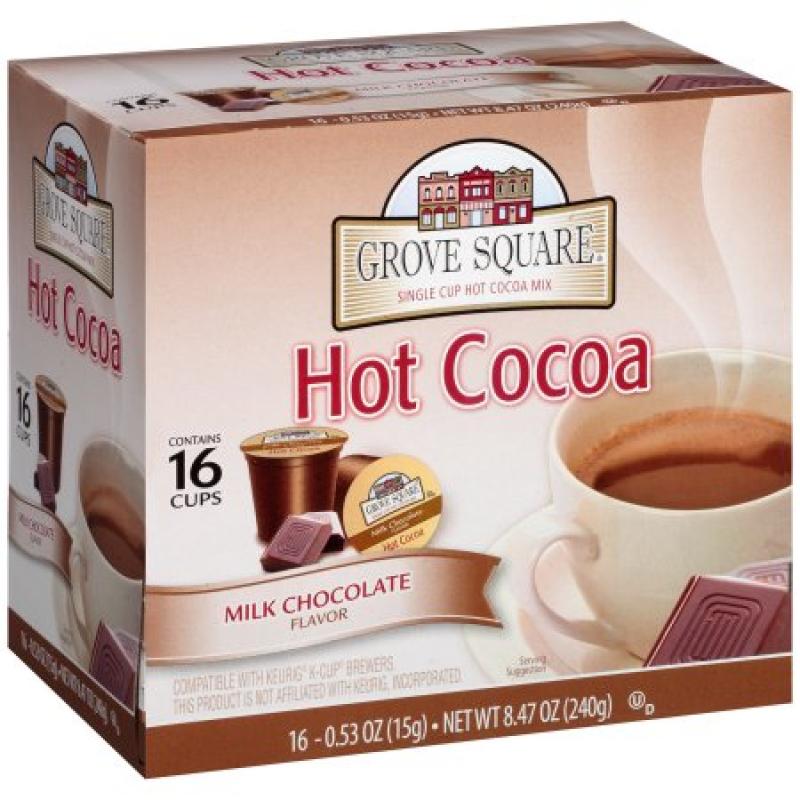 Grove Square® Milk Chocolate Hot Cocoa Mix 8.47 oz. 16 ct. K-Cups Box