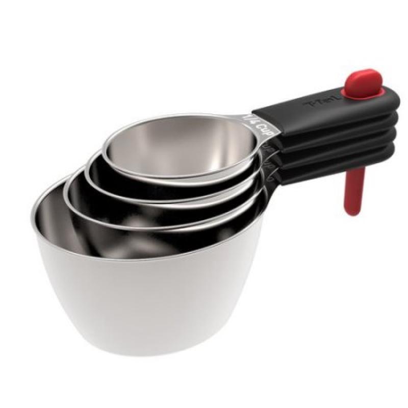 T-Fal Stainless Steel 4-Piece Measuring Cups