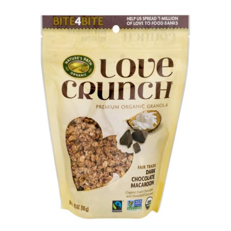 Nature’s Path Love Crunch Dark Chocolate Macaroon Premium Organic Granola,