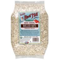 Bob&#039;s Red Mill Organic Rolled Quick Cooking Whole Grain Oats, 32 oz (Pack of 4)