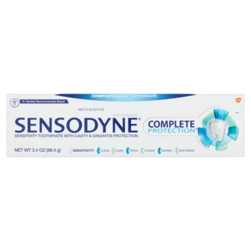 Sensodyne Complete Protection Senstivity Toothpaste, 3.4 oz