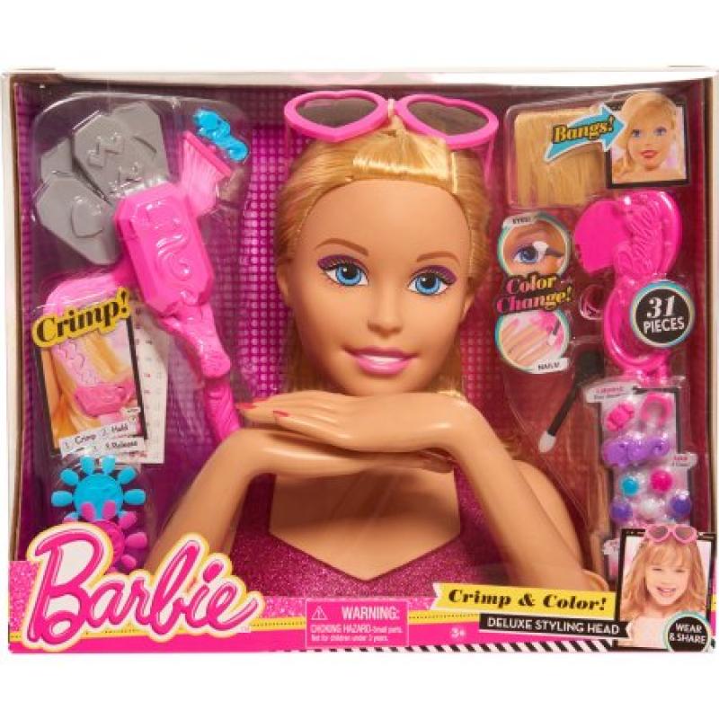 Barbie Color and Crimp Styling Head, Blonde