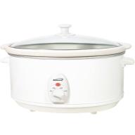 Brentwood 6.5QT Slow Cooker White Body