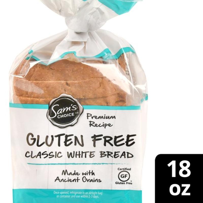 Sam's Choice Gluten Free Classic White Bread, 18 Oz