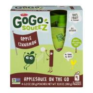 GoGo Squeez Applesauce On The Go Apple Cinnamon - 4 CT