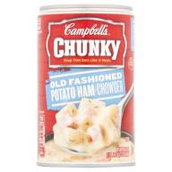 Campbell&#039;s Chunky Old Fashioned Potato Ham Chowder Soup 18.8oz