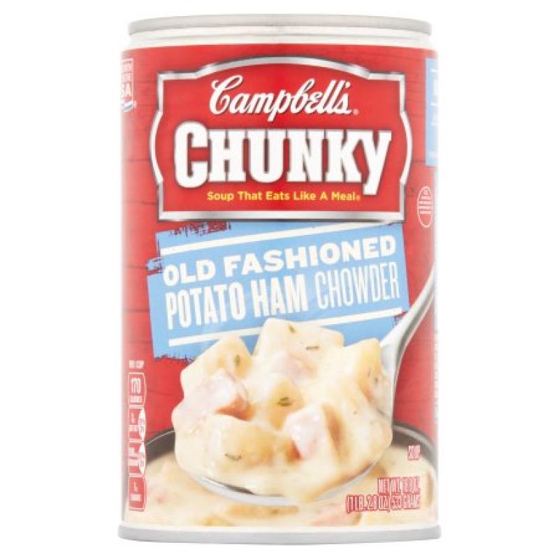 Campbell&#039;s Chunky Old Fashioned Potato Ham Chowder Soup 18.8oz
