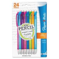 Paper Mate Write Bros Mechanical Pencil, 0.9 mm, Assorted, 24/Pack