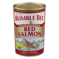 Bumble Bee Wild Alaska Red Salmon, 14.75 OZ