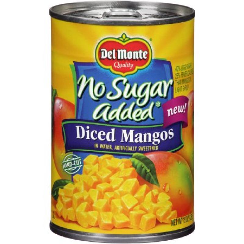 Del Monte No Sugar Added Diced Mangos, 15 oz
