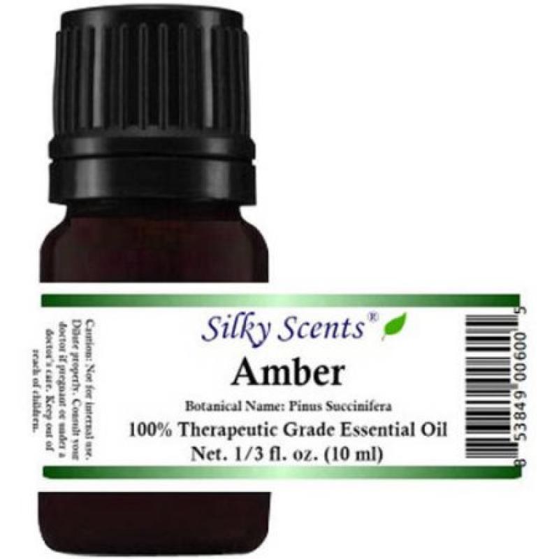 Silky Scents Amber 100% Therapeutic Grade Essential Oil, .33 fl oz