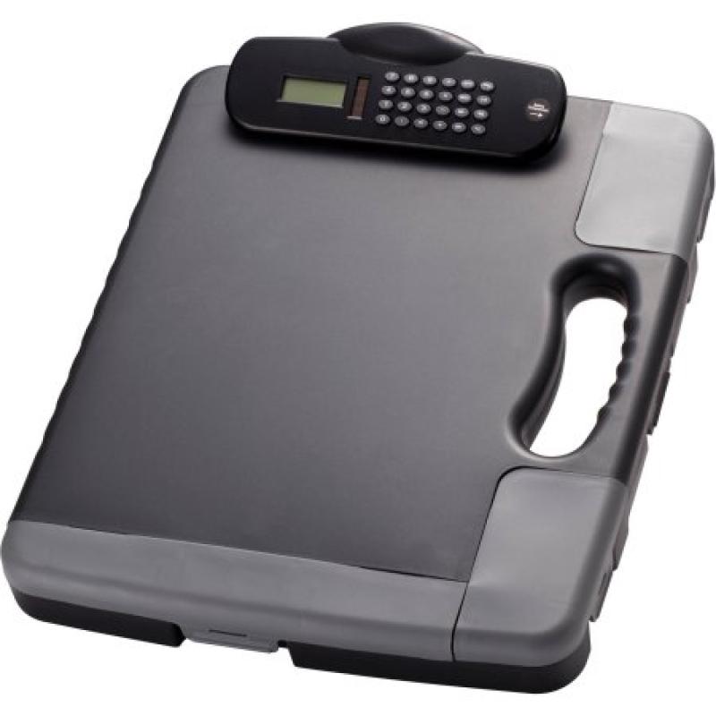 Officemate Portable Clipboard Case with Calculator