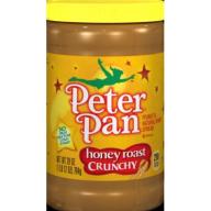 Peter Pan Honey Roast Crunchy Peanut & Natural Honey Spread, 28 oz