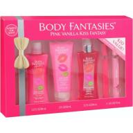Body Fantasies Pink Vanilla Kiss Fantasy Body Gift Set, 5 pc