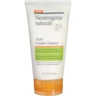 Neutrogena Naturals Acne Cream Cleanser, 5 Oz
