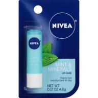 NIVEA Mint & Minerals Lip Care 0.17 oz. Carded Pack