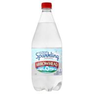 ARROWHEAD Brand Sparkling Mountain Spring Water, 33.8-ounce plastic bottle