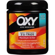 OXY Maximum Action 3 in 1 Acne Treatment Pads, 90 count